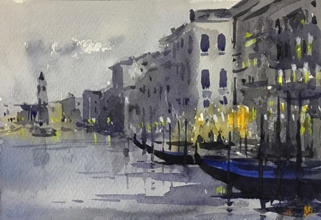 Early Evening, Grand Canal
26 x 18cm